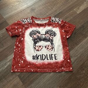 $10 sale 3/$15 Baby girl kids life T-shirt 4T